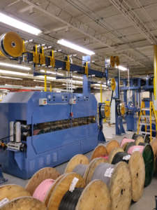 Automations of extrusion line for cables